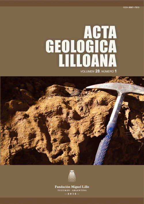 					Ver Acta Geológica Lilloana 28 (2) (2016)
				