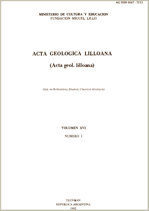 					Ver Acta Geológica Lilloana 16 (1) (1982)
				