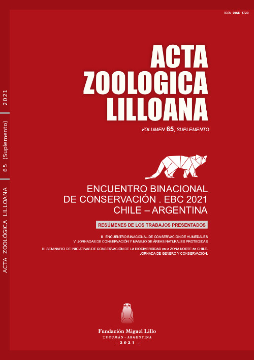 					Ver Acta Zoológica Lilloana 65 (Suplemento) (2021)
				