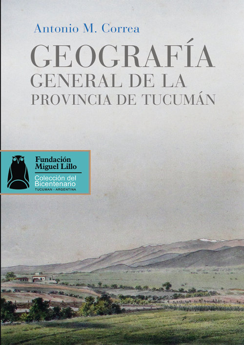 Portada de Geografía general de la provincia de Tucumán