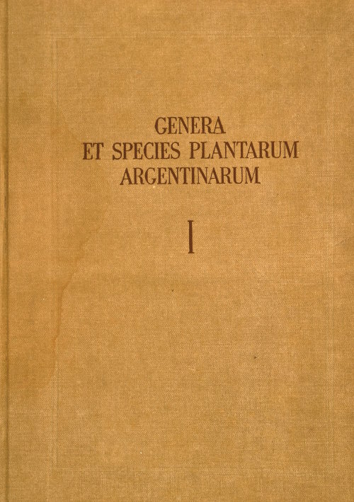 Genera et Species Plantarum (I) (1943)