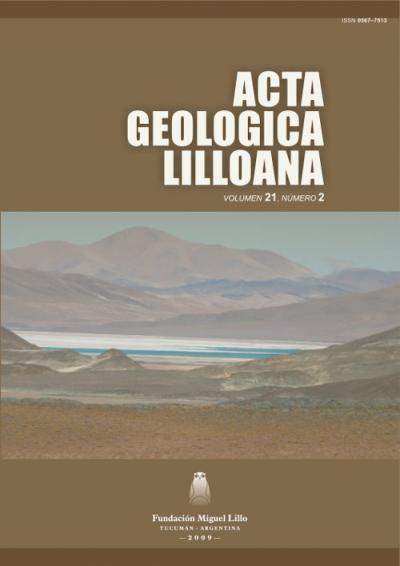 Tapa Acta Geológica Lilloana 21 (2) (2009)