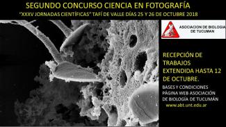 "Ciencia en Fotografía" : XXXV Jornadas Científicas de la Asociación de Biología de Tucumán