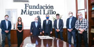 Autoridades de la FML y de la UTN firmaron un convenio de cooperación. 