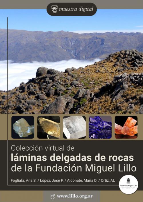 Portada de Colección virtual de láminas delgadas de rocas (2022, FML).