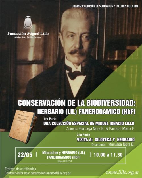 Seminarios FML (2024): Conservación de la biodiversidad: herbario (LIL) fanerogámico (HbF)