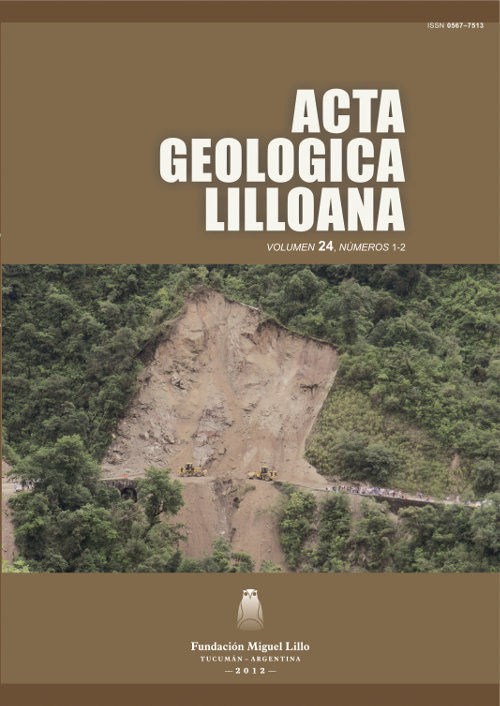 					Ver Acta Geológica Lilloana 24 (1-2) (2012)
				