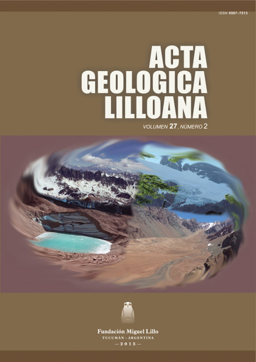 					Ver Acta Geológica Lilloana 27 (2) (2015)
				
