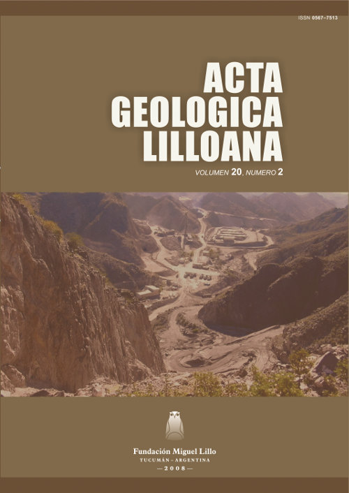 Acta Geológica Lilloana 20 (2) (2008)
