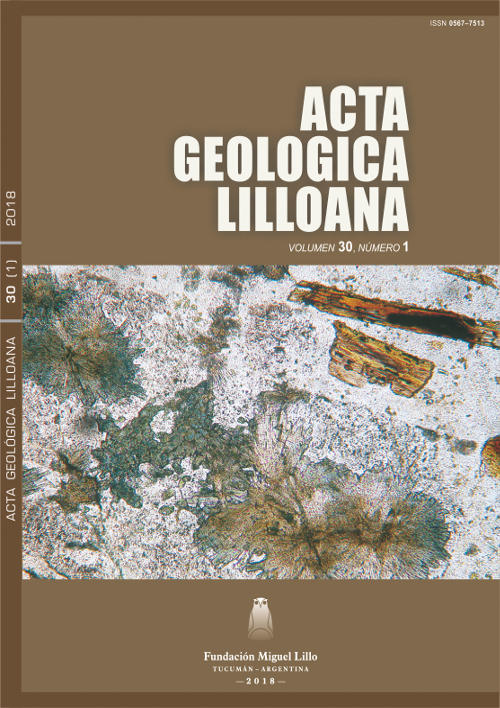 					Ver Acta Geológica Lilloana 30 (1) (2018)
				