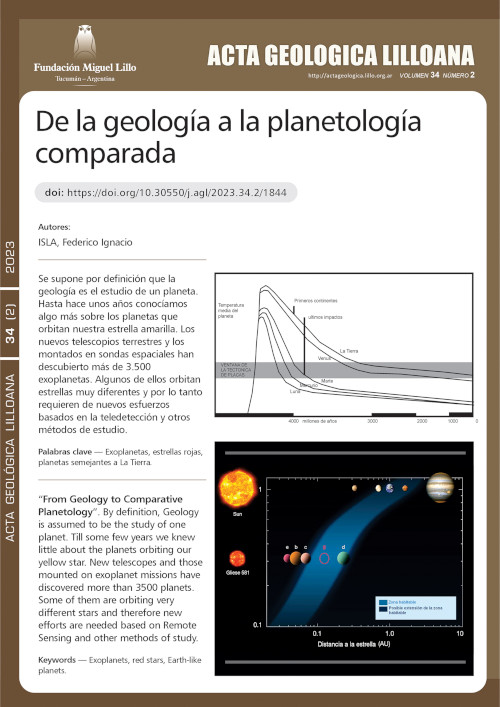 De la geología a la planetología comparada