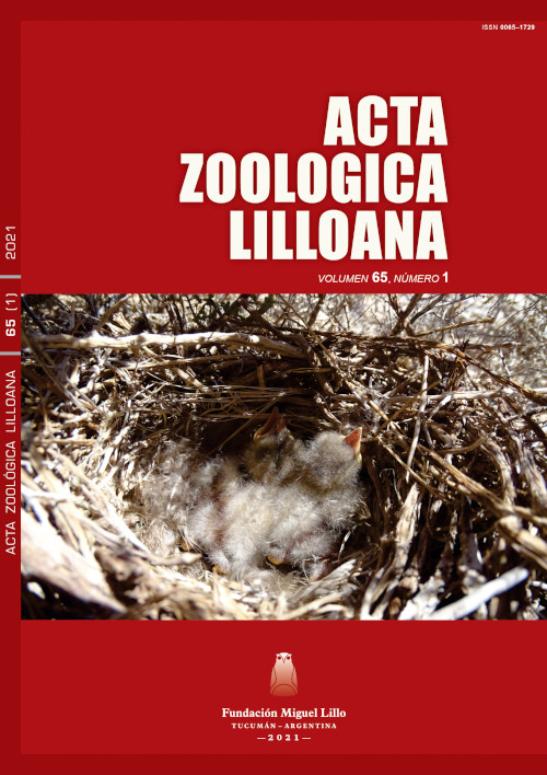 					Ver Acta Zoológica Lilloana 65 (1) (2021)
				
