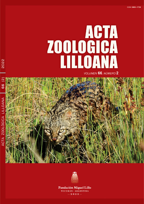 Acta Zoológica Lilloana 66 (2) (2022) (Fundación Miguel Lillo)