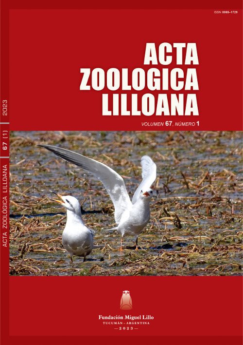 					Ver Acta Zoológica Lilloana 67 (1) (2023)
				