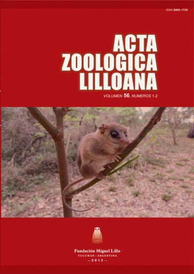 					Ver Acta Zoológica Lilloana 56 (1-2) (2012)
				