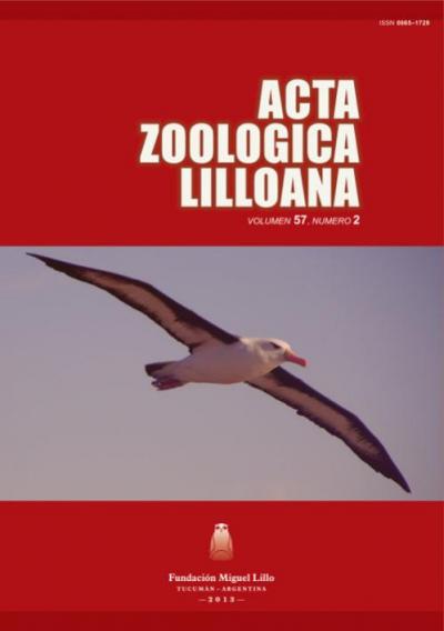 					Ver Acta Zoológica Lilloana 57 (2) (2013)
				