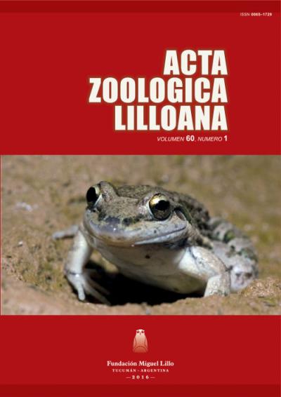 					Ver Acta Zoológica Lilloana 60 (1) (2016)
				