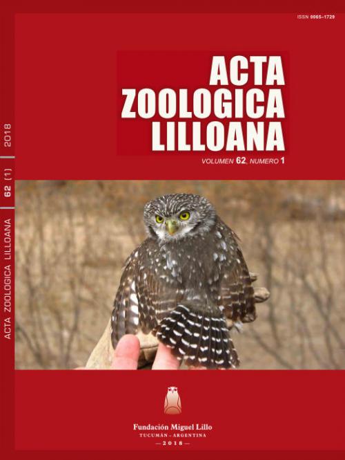 					Ver Acta Zoológica Lilloana 62 (1) (2018)
				