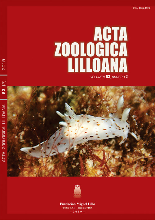 					Ver Acta Zoológica Lilloana 63 (2) (2019)
				