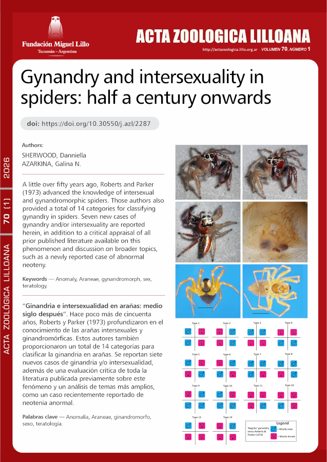 Gynandry and intersexuality in spiders: half a century onwards