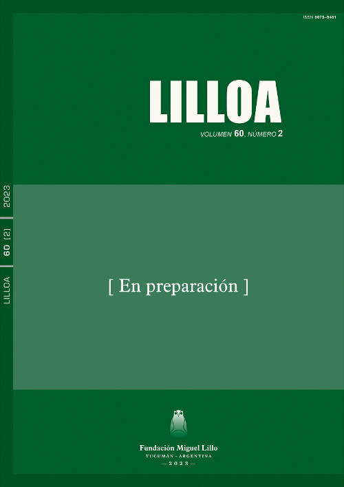 Lilloa, Publicación Anticipada