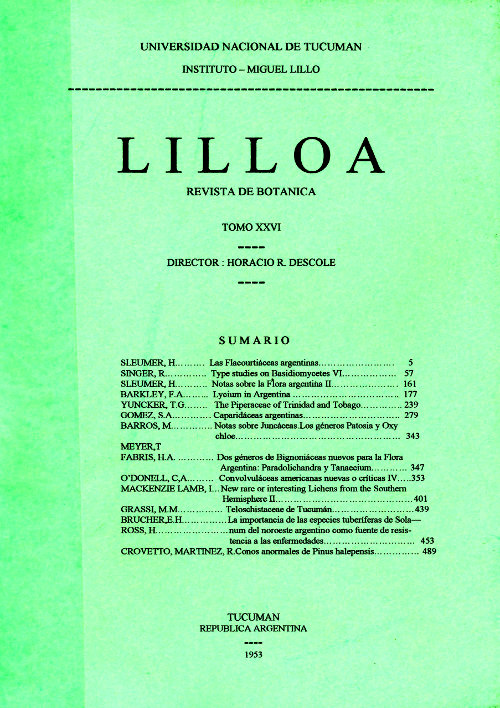 Lilloa 26 (1953)