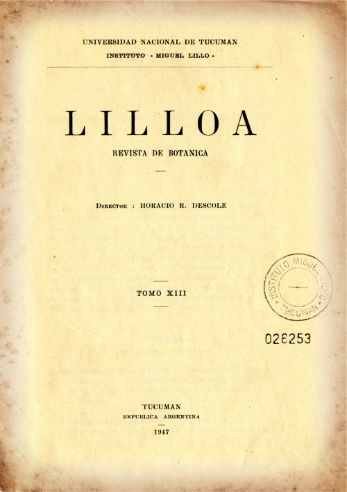 					Ver Lilloa 13 (1947)
				