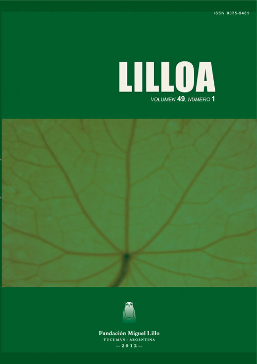 					Ver Lilloa 49 (1) (2012)
				