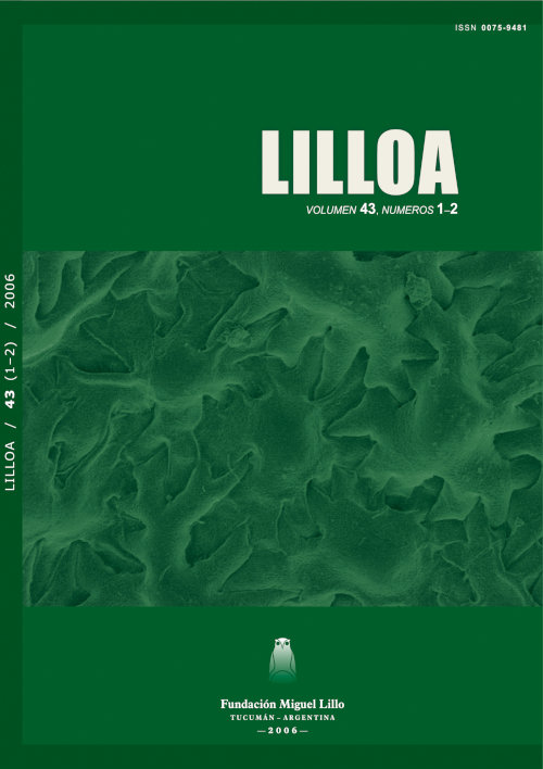 					Ver Lilloa 43 (1-2) (2006)
				
