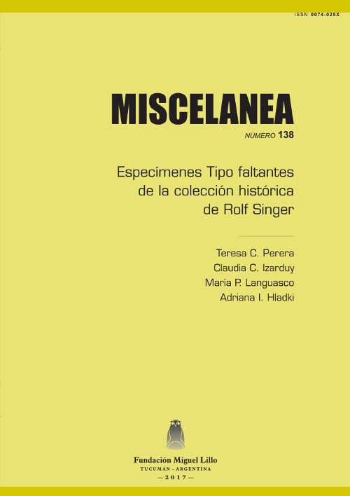 Portada Miscelanea 138 (2017)