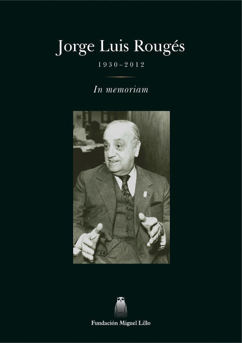Portada Jorge Luis Rougés. In memoriam 1930-2012