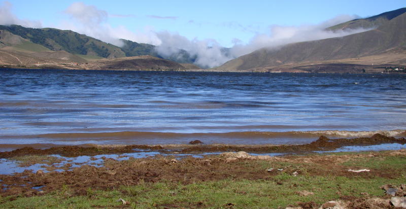 Dique La Angostura, en El Mollar.