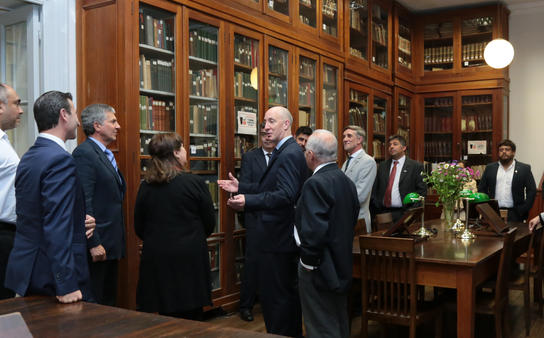 Visita del embajador del Reino Unido a Fundación Miguel Lillo. Fotos: Fundación Miguel Lillo (Jorge Araóz)