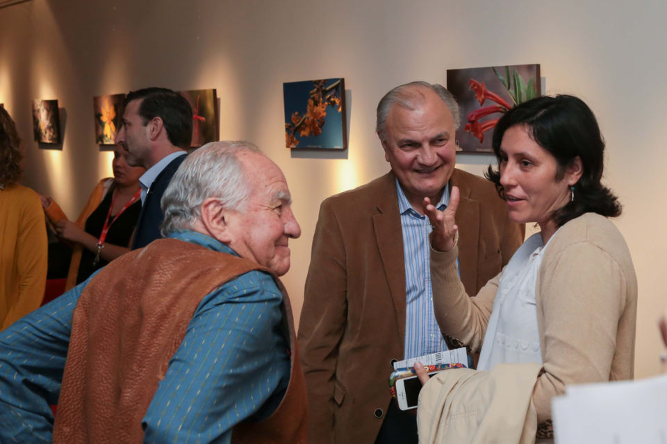 Julio Paz (vicepresidente CAV FML), Carlos Rossini (vocal CAV FML) y Elisa Fanjul (investigadora FML). 