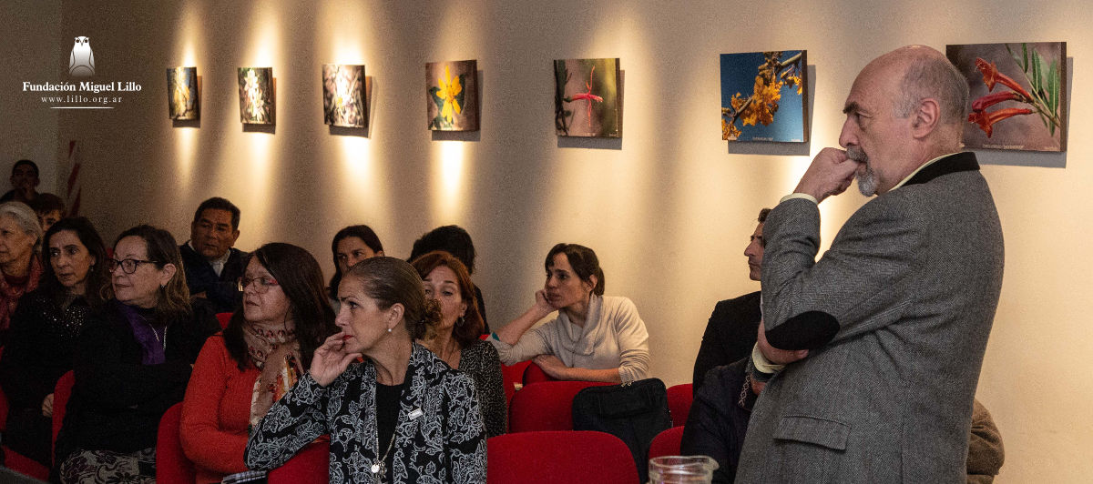 El Dr. Julio Saguir, Secretario de Gestión Pública y Planeamiento de la provincia, realizó la ponencia en el microcine de la Fundación Miguel Lillo