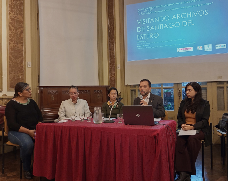 Primer Coloquio Interdisciplinario para reflexionar sobre el archivo, la memoria y el patrimonio de la región
