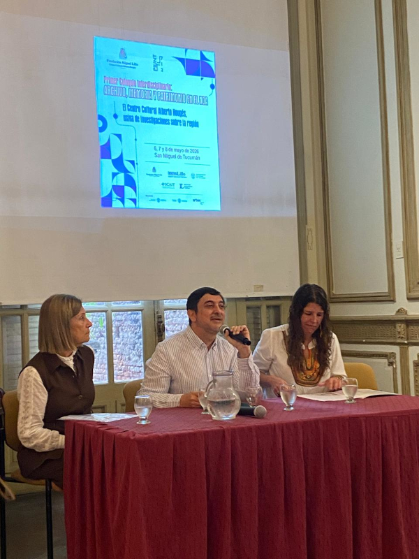 Primer Coloquio Interdisciplinario para reflexionar sobre el archivo, la memoria y el patrimonio de la región
