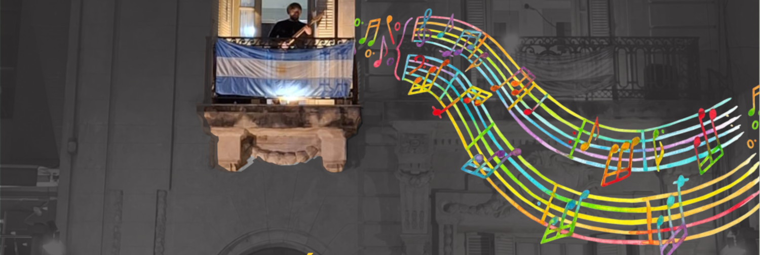 La música en el aire me trajo hasta aquí”