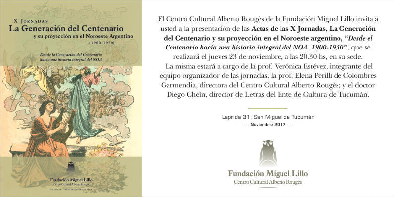 Invitación a la X Jornadas