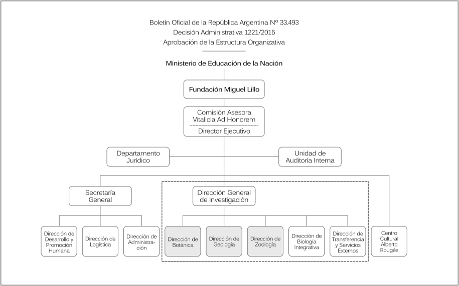 Figura 1: Organigrama institucional