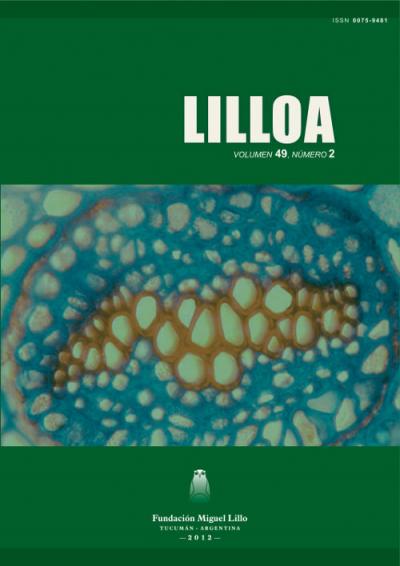Portada Lilloa 49 (2) (2012)