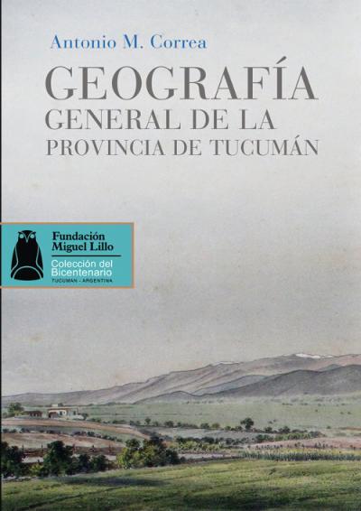 Portada de Geografía general de la provincia de Tucumán