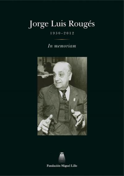 Portada Jorge Luis Rougés. In memoriam 1930-2012