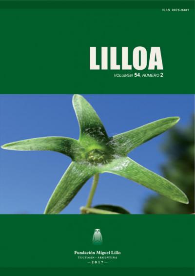Portada Lilloa 54 (2) (2017)