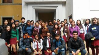 Jardín botánico FML. Visita alumnos escuela Güemes