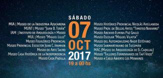 Afiche de la Noche de Los Museos 2017