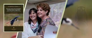 Ada Lilian Echevarría y María Valeria Martínez presentaron "Guía de aves de humedales del Noroeste argentino