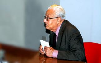 Prof. Jorge Bianchi (Centro de Estudios Dalma, Fundación Miguel Lillo; fotografía: Enrique Terán)