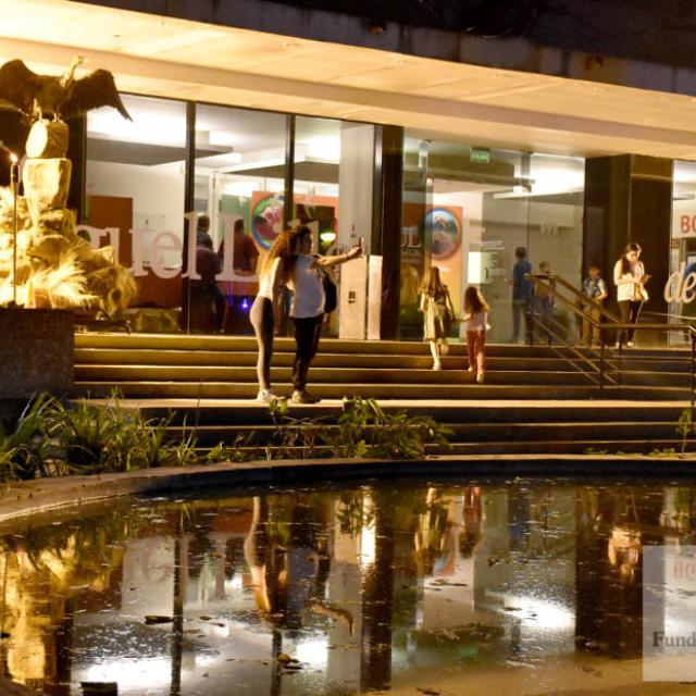 Entrada del Museo de Cs. Naturales Lillo en la Noche de los Museos 2017.