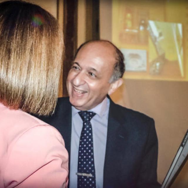 Elena Perilli de Colombres Garmendia, directora Centro Rougés y Mauricio Guzmán, presidente Ente Cultural Tucumán (Foto: 2018, Ente de Cultura de la provincia).